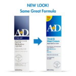 A+D Medicated Diaper Rash Cream with Zinc, 4oz