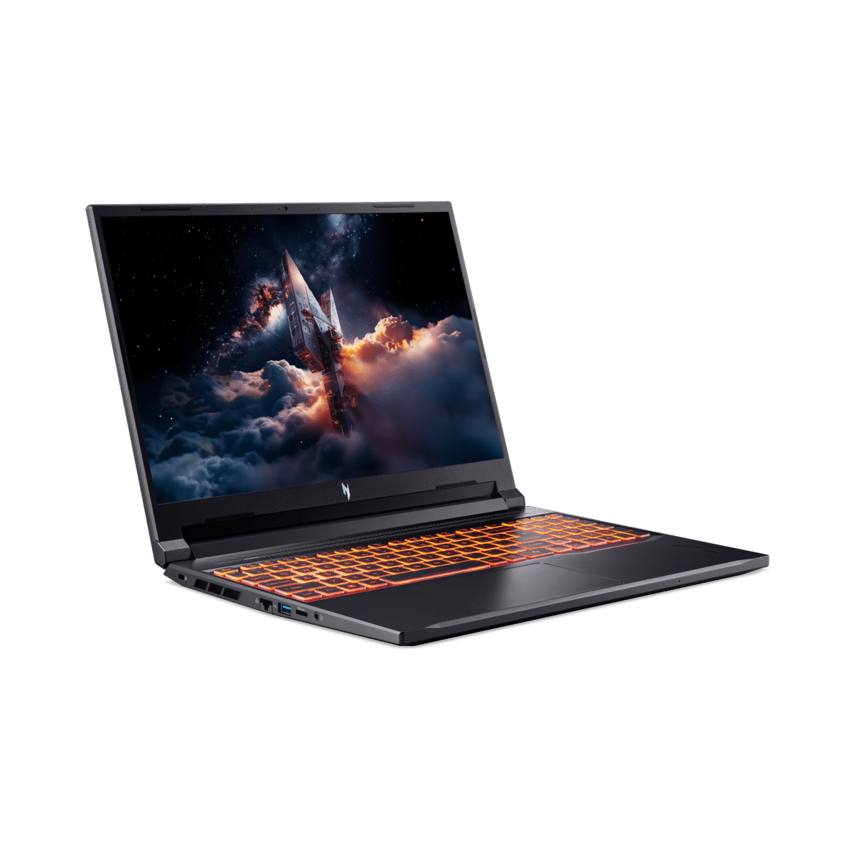 Acer Nitro V 16 AI WUXGA (1920 x 1200) IPS 180Hz Gaming Laptop AI PC, AMD Ryzen 5 240 Processor, NVIDIA® GeForce RTX™ 5050 8GB GDDR7 VRAM, 16GB RAM, 512GB SSD, Obsidian Black