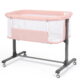 AILEEKISS Baby Bassinet with Wheels, Height Adjustable Newborn Bedside Sleeper for Baby, Pink
