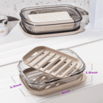 Aiteng 2 Pack Portable Bar Soap Holder, Leakproof Soap Dish with Lid for Traveling Bathroom Shower School Campin