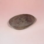 Ajuny Handicrafts Natural Stone Soap Dish Tray Holder for Shower Home Bathroom Kitchen Bath Tub 5x4 inch