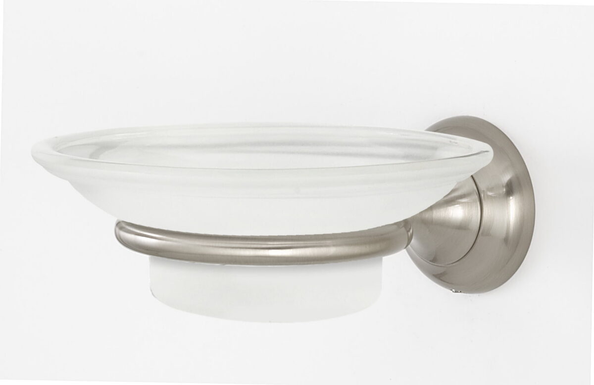 Alno Royale Series Soap Holder with Dish - Satin Nickel