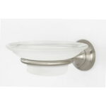 Alno Royale Series Soap Holder with Dish - Satin Nickel