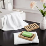 AmazerBath Soap Holder Soap Dish, Bamboo Soap Dish, 2 Pack Wood Soap Holder, Bar Soap Holder for Shower, Soap Tray Self Draining, Soap Saver for Shower, Bathroom, Kitchen,...