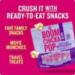 Angie's BOOMCHICKAPOP Sweet & Salty Kettle Corn, Lunchbox Snack, 1 oz., 6-Count