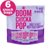 Angie's BOOMCHICKAPOP Sweet & Salty Kettle Corn, Lunchbox Snack, 1 oz., 6-Count