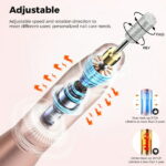 Anyask Portable Electric Nail Drill Manicure Pedicure Polishing Shape Tools for Nair Care Beauty Home Salon Use - Champagne