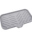 AQITTI Cooking Utensils Silicone Kitchen Sink Tray Soap Tray Soap Dish Holder Sponge Holder with Built In Drain Lip Countertop Sink Kitchen Organizer Tray for Dish...