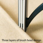 AQITTI Door Hooks Hanger Rack, Aluminum Utility Organizer Towel Hooks Holder for Kithchen Bathroom, 5 Hooks Over The Door Hanger Black -3.2Cm Wide