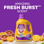 ARM & HAMMER Plus OxiClean Odor Blasters Fresh Burst, 128 Loads Liquid Laundry Detergent