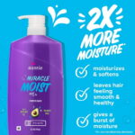 Aussie Miracle Moist Shampoo and Conditioner Dual Pack Hair Set, 26.2 fl oz