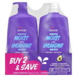 Aussie Miracle Moist Shampoo and Conditioner Dual Pack Hair Set, 26.2 fl oz