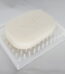Automatic Draining Silicone Soap Dish - Elevate For Airflow - WHITE