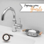 Autumn Alley Glass & Galvanized Rustic Farmhouse Soap Dish for Bathroom