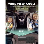Baby Car Camera,4.3" HD Display Baby Car Mirror with Night Vision Feature,Wide Clear View