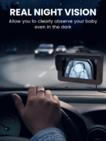 Baby Car Camera,4.3" HD Display Baby Car Mirror with Night Vision Feature,Wide Clear View