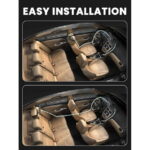 Baby Car Camera,4.3" HD Display Baby Car Mirror with Night Vision Feature,Wide Clear View