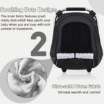 Baby Car Seat Cover for Babies,Patented Waterproof Baby Car Seat Cover for Boys & Girls,Infant Car Seat Cover Canopy for Girls,Windproof Car Seat Canopy for Boys, Keeps Babies...