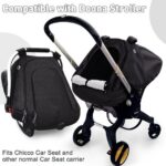 Baby Car Seat Cover for Babies,Patented Waterproof Baby Car Seat Cover for Boys & Girls,Infant Car Seat Cover Canopy for Girls,Windproof Car Seat Canopy for Boys, Keeps Babies...