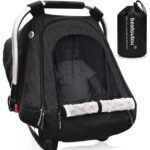 Baby Car Seat Cover for Babies,Patented Waterproof Baby Car Seat Cover for Boys & Girls,Infant Car Seat Cover Canopy for Girls,Windproof Car Seat Canopy for Boys, Keeps Babies...
