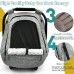 Baby Car Seat Cover for Babies,Patented Waterproof Baby Car Seat Cover for Boys & Girls,Infant Car Seat Cover Canopy for Girls,Windproof Car Seat Canopy for Boys, Keeps Babies...