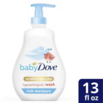 Baby Dove Rich Moisture Hypoallergnic Wash Newborn Sensitive Skin, 13 oz