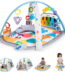 Baby Einstein Kickin' Tunes 4-in-1 Infant Baby Activity Gym & Tummy Time Play Mat with Piano, 0-36 Months, Multicolor