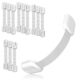 Baby Proof Me Safety Strap Locks – 12-Pack, 3M Adhesive Child Safety Latches for Cabinets, Dishwashers, Fridges, Ovens, Trash Cans, and Toilets – Stain-Free Design