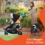 Baby Trend Sit N Stand® 5-in-1 Shopper Travel System - Moondust - Gray