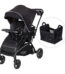 Baby Trend Sit N' Stand Sit and Stand, Solid Print Black
