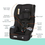 Baby Trend Trooper 3-in-1 Convertible Car Seat - Desert Black
