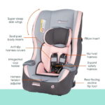 Baby Trend Trooper 3-in-1 Convertible Car Seat - Quartz Pink