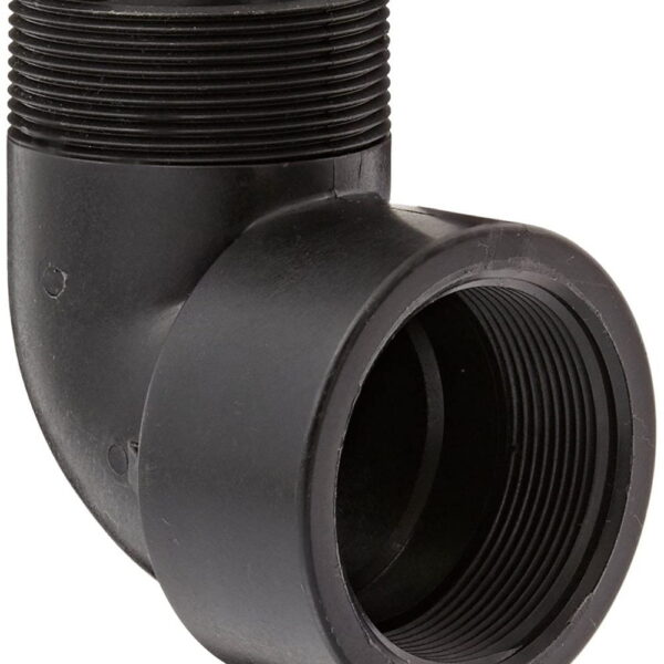 Banjo SL200-90 Polypropylene Pipe Fitting 90 Degree Street Elbow Schedule 80 2 NPT Female x NPT Male