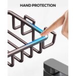 Bar Soap Holder for Shower Wall with Hooks, Stainless Steel Adhesive Soap Dish for Bathroom
