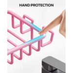 Bar Soap Holder for Shower Wall with Hooks, Stainless Steel Adhesive Soap Dish for Bathroom