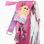 Barbie Lip Gloss Set with Keychain, Multi-Color, One Size, for Child Ages 3+