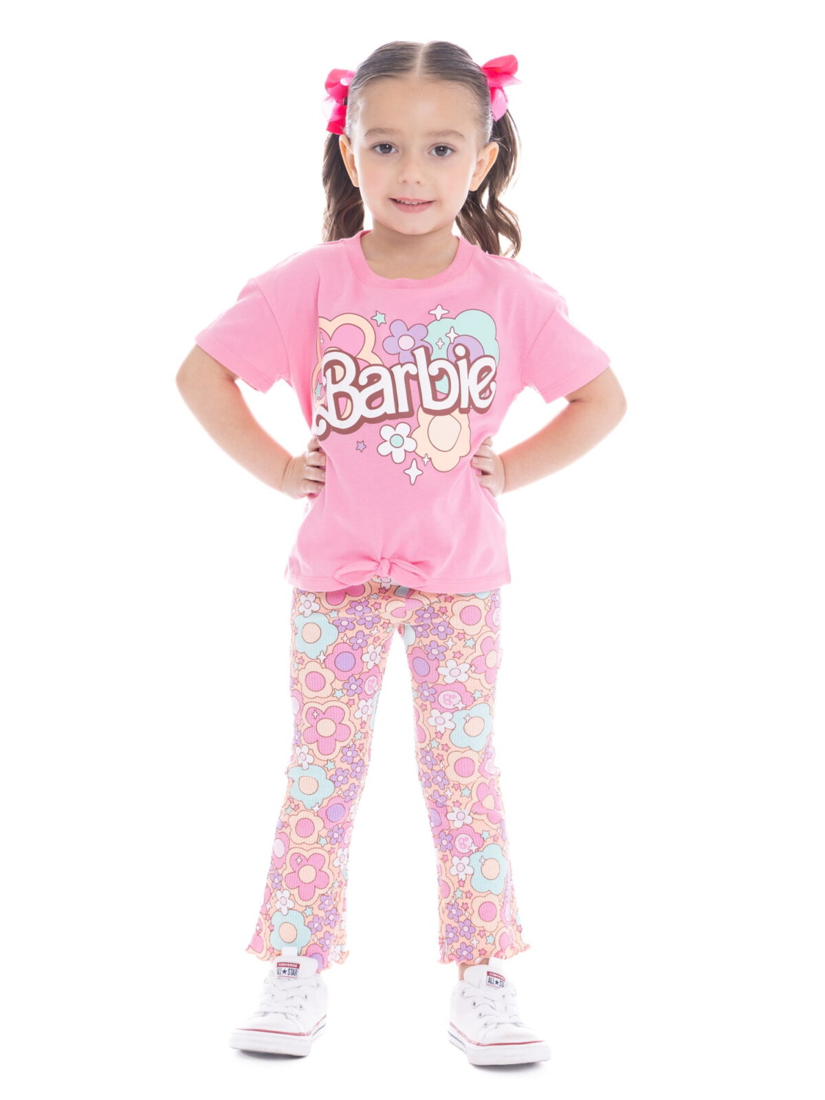 Barbie Toddler Girls Graphic Tee and Flare Leggings Set, 2-Piece, Sizes 12M-5T