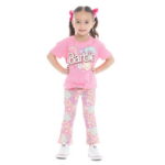 Barbie Toddler Girls Graphic Tee and Flare Leggings Set, 2-Piece, Sizes 12M-5T