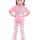 Barbie Toddler Girls Graphic Tee and Flare Leggings Set, 2-Piece, Sizes 12M-5T