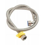Bathroom Accessories Flexible Pipe Contectors Elbow Flexible Hose Pipes Plumbing Bathrooms Kitchens 80cm