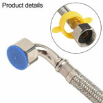 Bathroom Accessories Flexible Pipe Contectors Elbow Flexible Hose Pipes Plumbing Bathrooms Kitchens 80cm