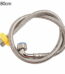 Bathroom Accessories Flexible Pipe Contectors Elbow Flexible Hose Pipes Plumbing Bathrooms Kitchens 80cm