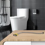 Bathroom Accessories Flexible Pipe Contectors Elbow Flexible Hose Pipes Plumbing Bathrooms Kitchens 80cm