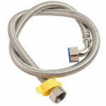 Bathroom Accessories Flexible Pipe Contectors Elbow Flexible Hose Pipes Plumbing Bathrooms Kitchens 80cm