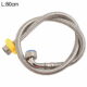 Bathroom Accessories Flexible Pipe Contectors Elbow Flexible Hose Pipes Plumbing Bathrooms Kitchens 80cm