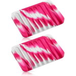 Bathroom Self Draining Soap Dish, Silicone Soap Holder for Bar Soap, Pack of 2