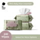 Bc Babycare Sensitive Baby Wipes Unscented, XL Extra Thick,Hypoallergenic,99% Water,240 Wipes,3 Refill Packs