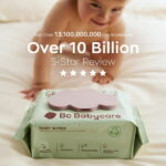 Bc Babycare Sensitive Baby Wipes Unscented, XL Extra Thick,Hypoallergenic,99% Water,480 Wipes,6 Refill Packs