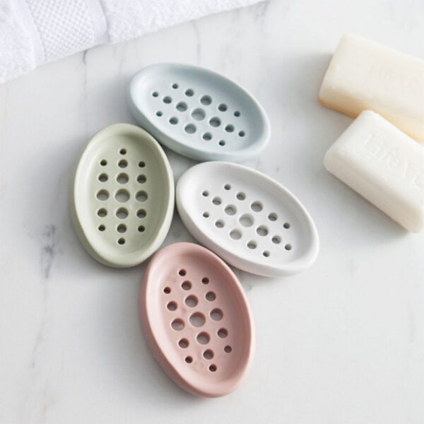 BE-TOOL Multifunctional Soap Dish with Drainage Hole Soap Box Soap Container Silicone for Bathroom Shower