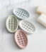 BE-TOOL Multifunctional Soap Dish with Drainage Hole Soap Box Soap Container Silicone for Bathroom Shower